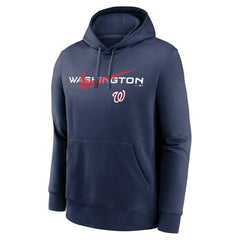 Washington Nationals Swoosh NeighborHOOD Pullover Hoodie Navy