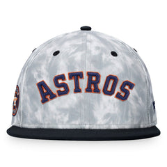 Houston Astros Smoke Dye Fitted Hat Black/White