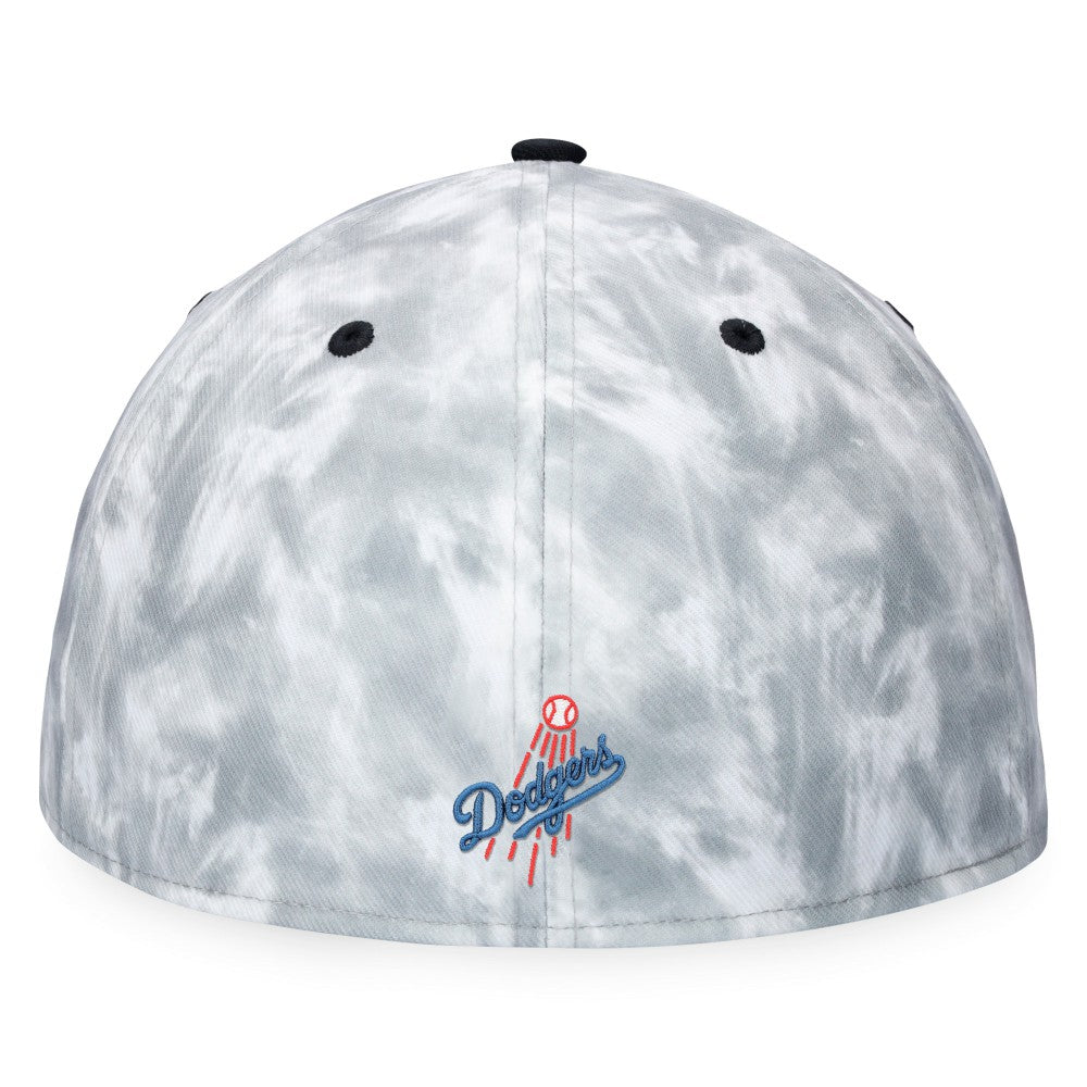 Los Angeles Dodgers Smoke Dye Fitted Hat Black/White