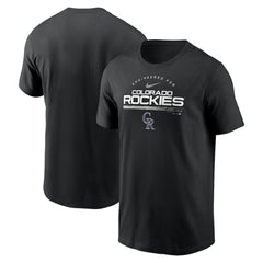 Colorado Rockies Team Engineered Performance T-Shirt Black