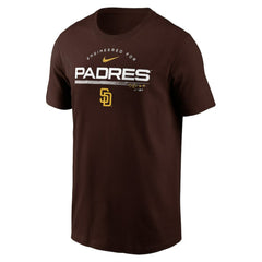 San Diego Padres Team Engineered Performance T-Shirt Brown