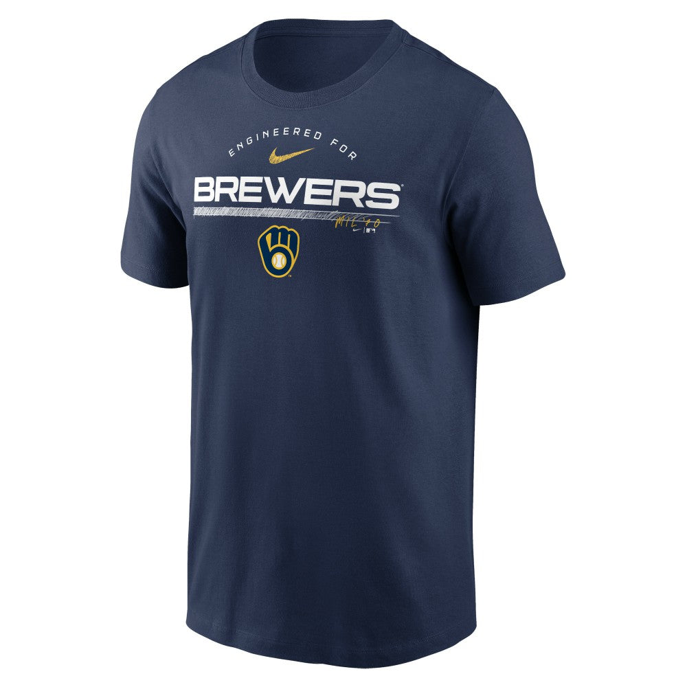 Milwaukee Brewers Team Engineered Performance T-Shirt Navy