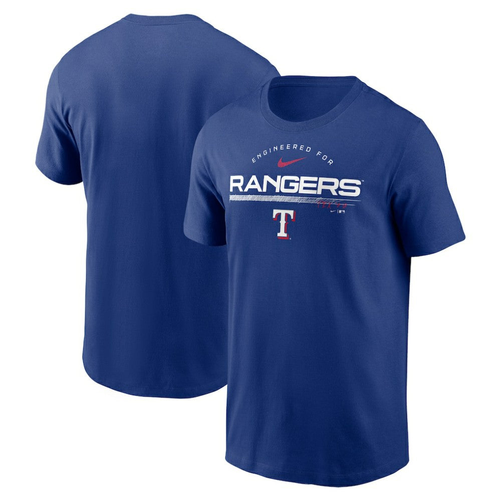 Texas Rangers Team Engineered Performance T-Shirt Royal