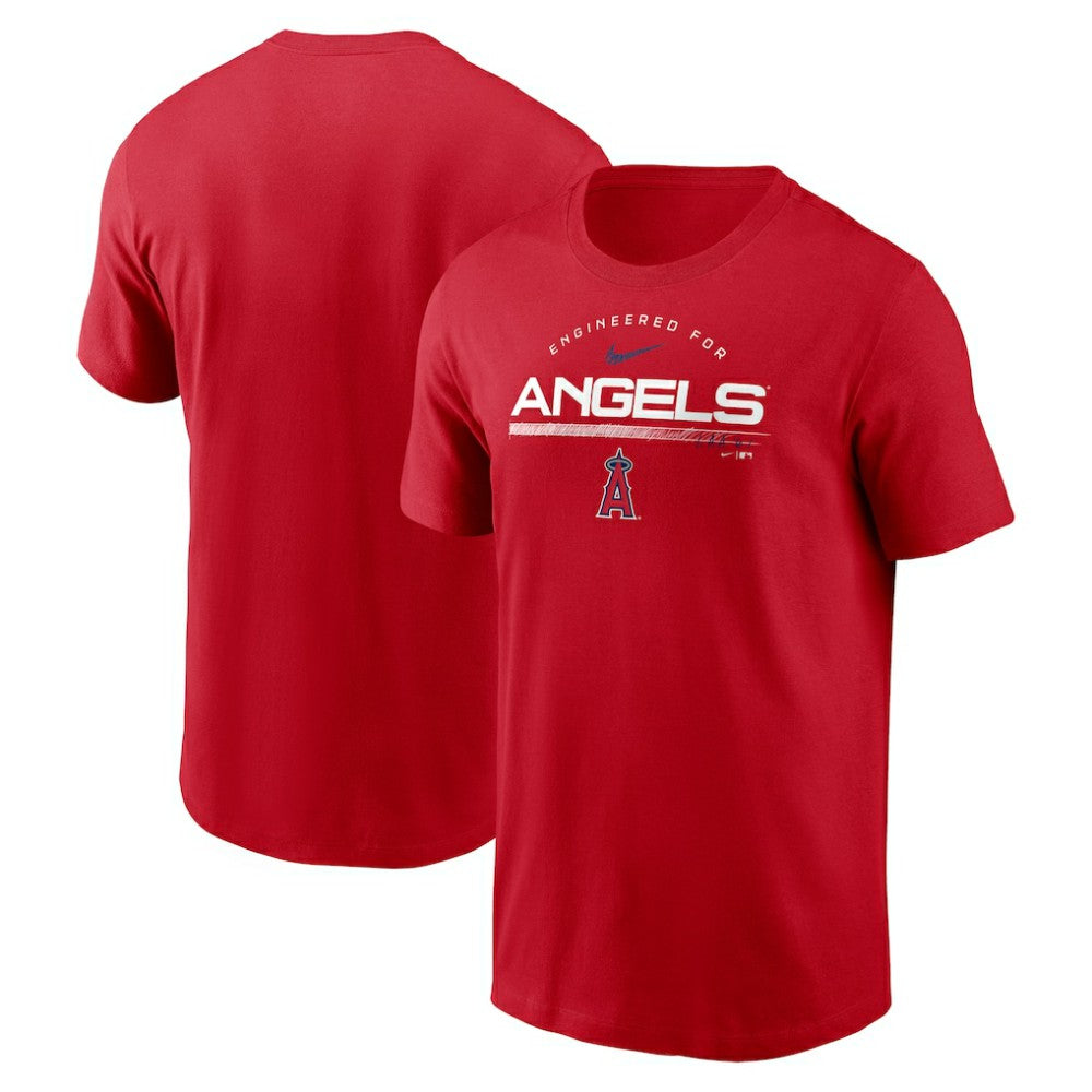 Los Angeles Angels Team Engineered Performance T-Shirt Red