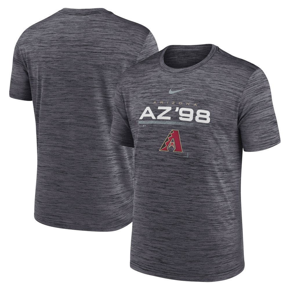 Arizona Diamondbacks Wordmark Velocity Performance T-Shirt Black