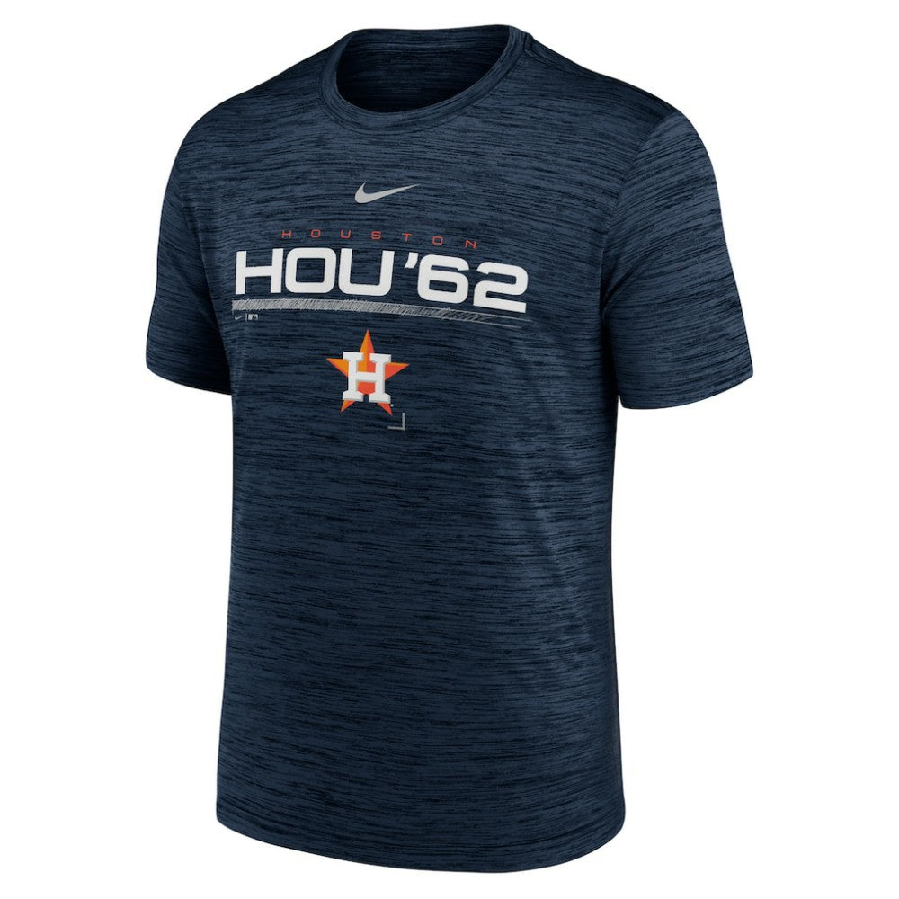 Houston Astros Wordmark Velocity Performance T-Shirt Navy