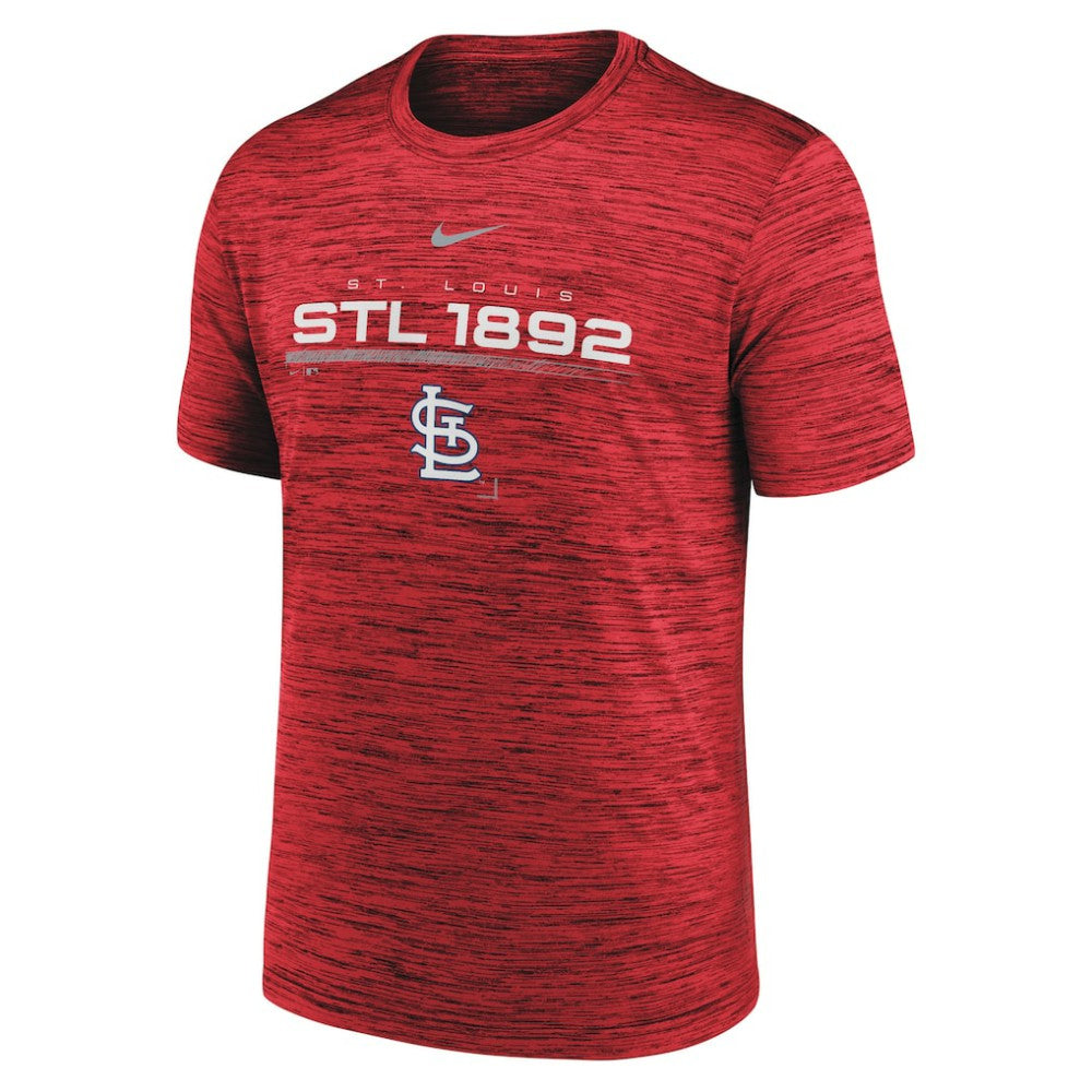 St. Louis Cardinals Wordmark Velocity Performance T-Shirt Red