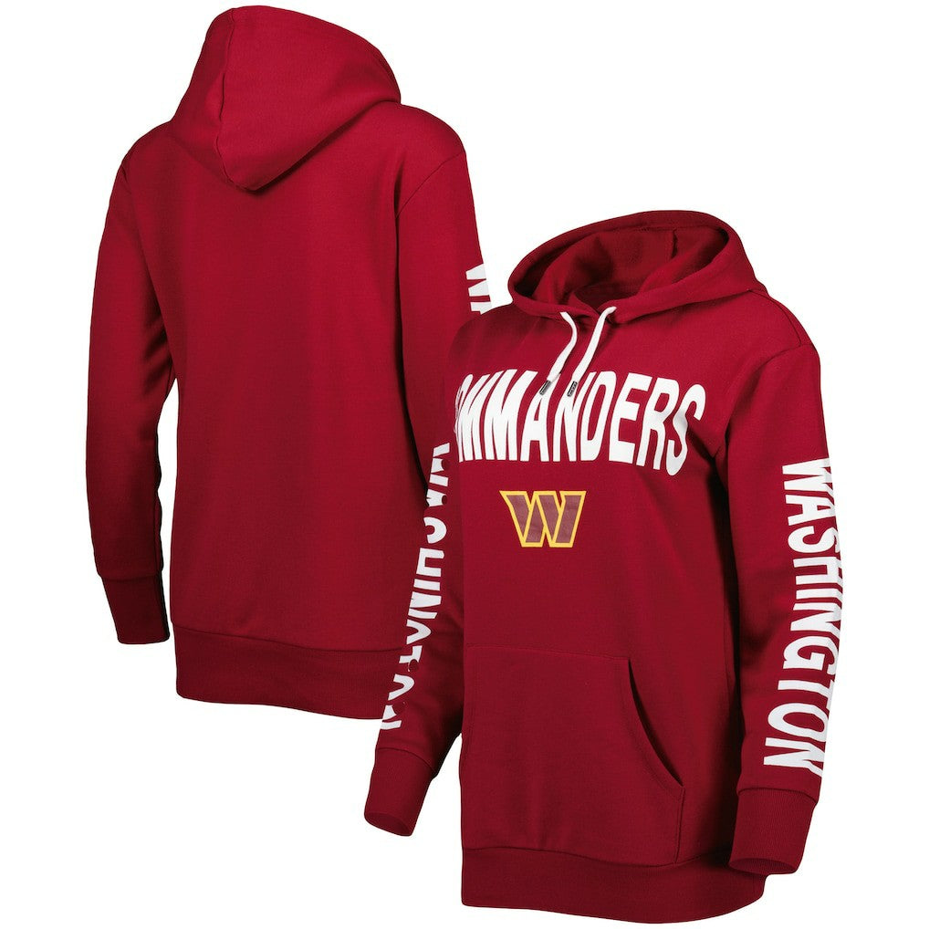 Washington Commanders G-III 4Her by Carl Banks Women's Extra Point Pullover Hoodie - Burgundy for sale