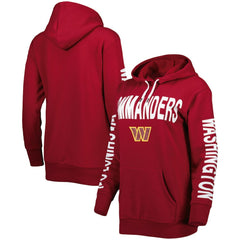 Washington Commanders G-III 4Her by Carl Banks Women's Extra Point Pullover Hoodie - Burgundy for sale
