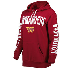 Washington Commanders G-III 4Her by Carl Banks Women's Extra Point Pullover Hoodie - Burgundy for sale