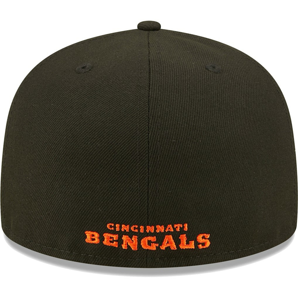 Cincinnati Bengals New Era Flawless 59FIFTY Fitted Hat - Black outlet
