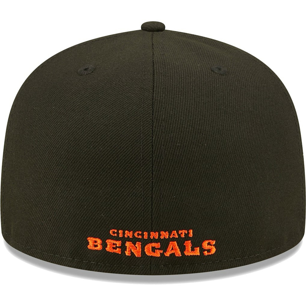 Cincinnati Bengals New Era Flawless 59FIFTY Fitted Hat - Black outlet