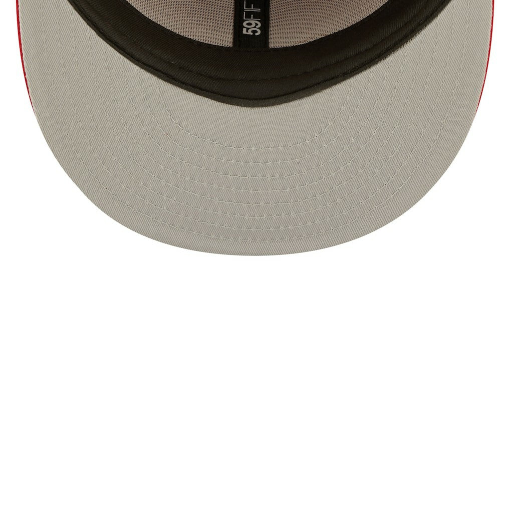 San Francisco 49ers New Era Flawless 59FIFTY Fitted Hat - Scarlet on sale