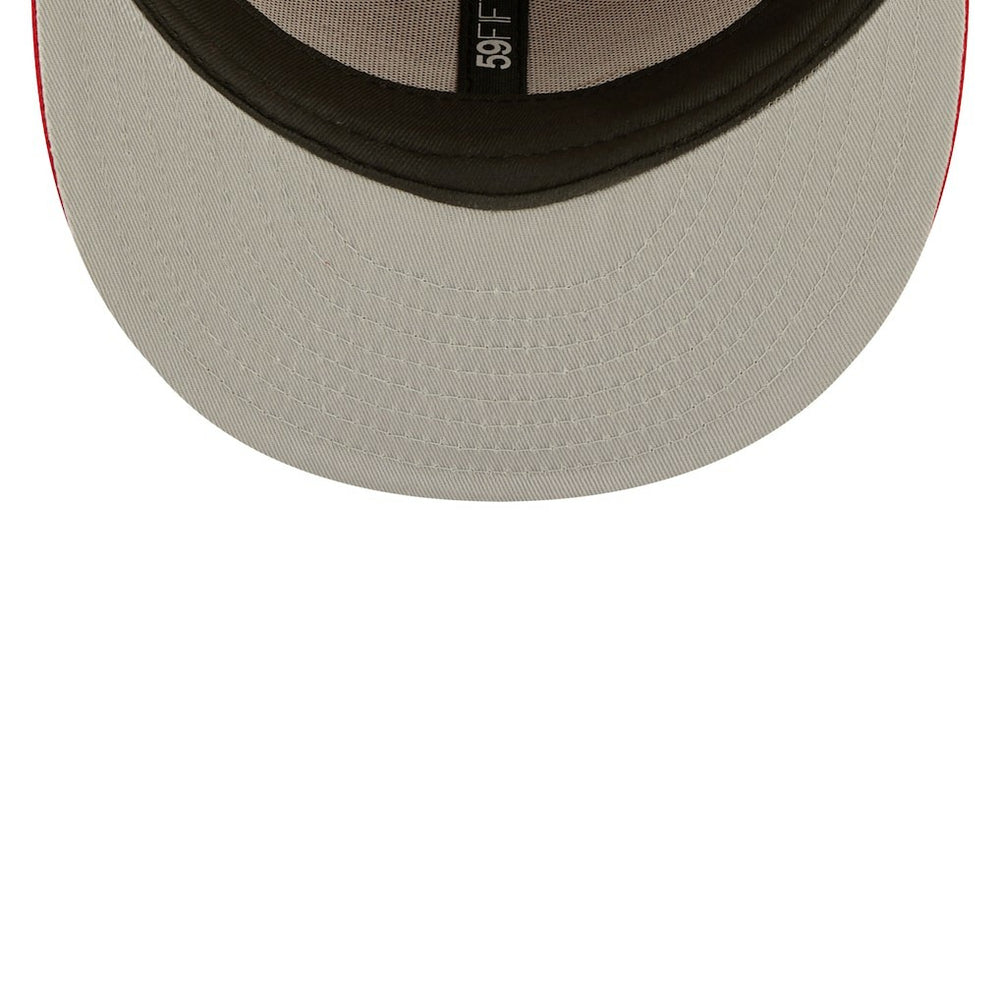San Francisco 49ers New Era Flawless 59FIFTY Fitted Hat - Scarlet on sale