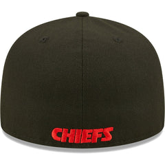 Kansas City Chiefs New Era Flawless 59FIFTY Fitted Hat - Black sale