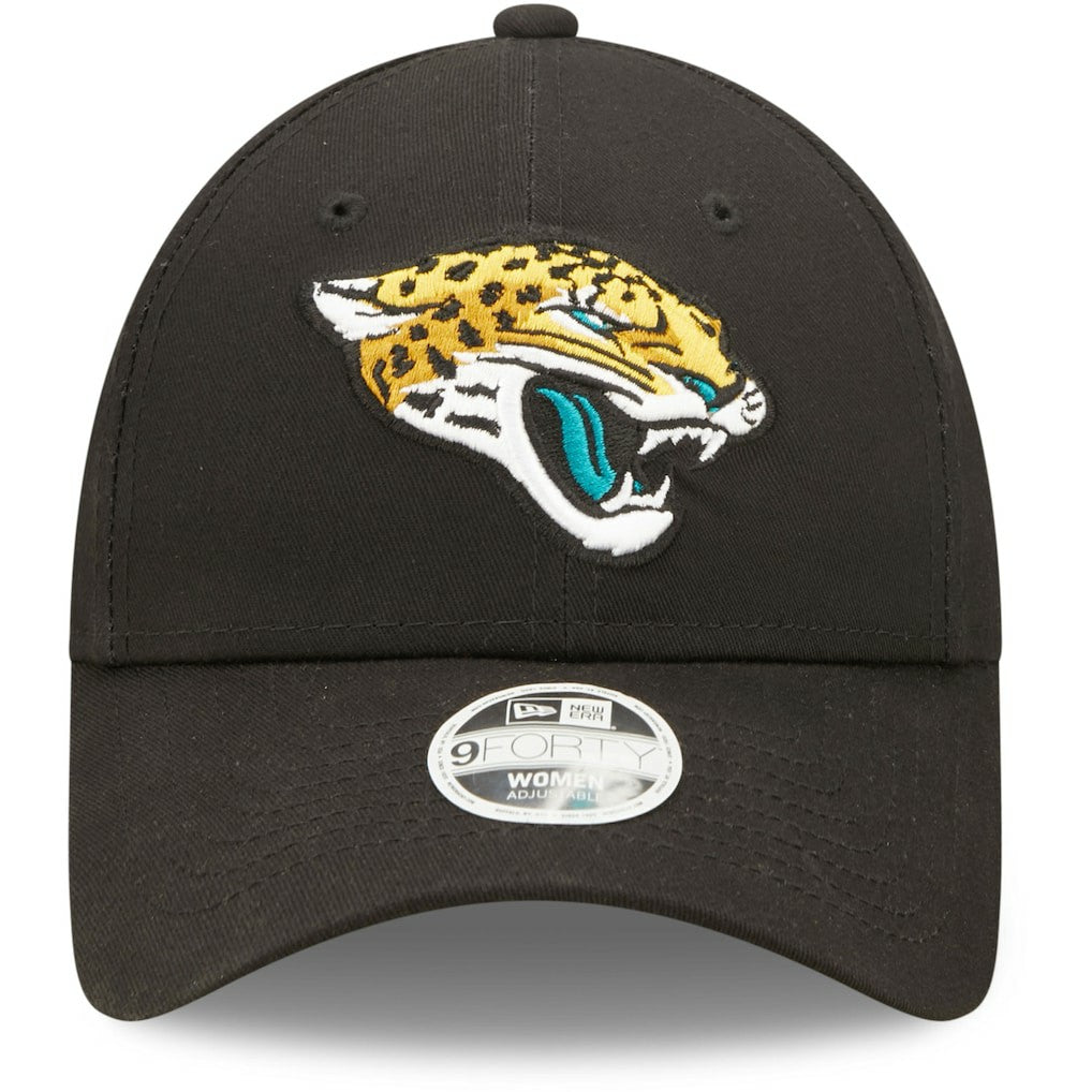 Jacksonville Jaguars New Era Women's Simple 9FORTY Adjustable Hat - Black online