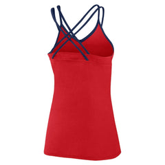 St. Louis Cardinals Women's Barrel It Up Cross Back V-Neck Tank Top Red