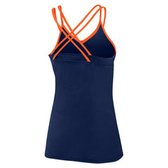 Houston Astros Women's Barrel It Up Cross Back V-Neck Tank Top Navy