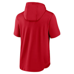 St. Louis Cardinals Springer Short Sleeve Team Pullover Hoodie Red