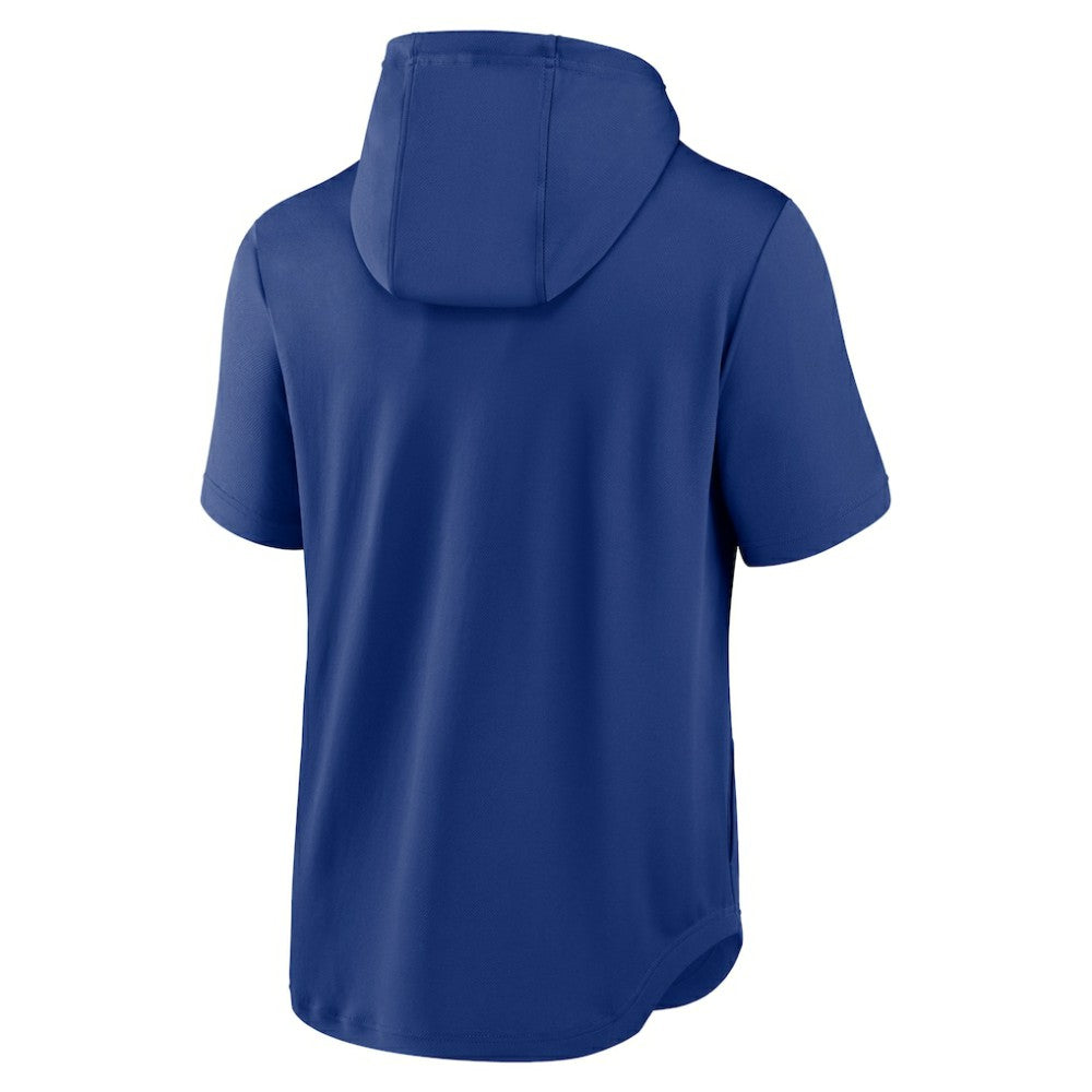 Chicago Cubs Springer Short Sleeve Team Pullover Hoodie Royal