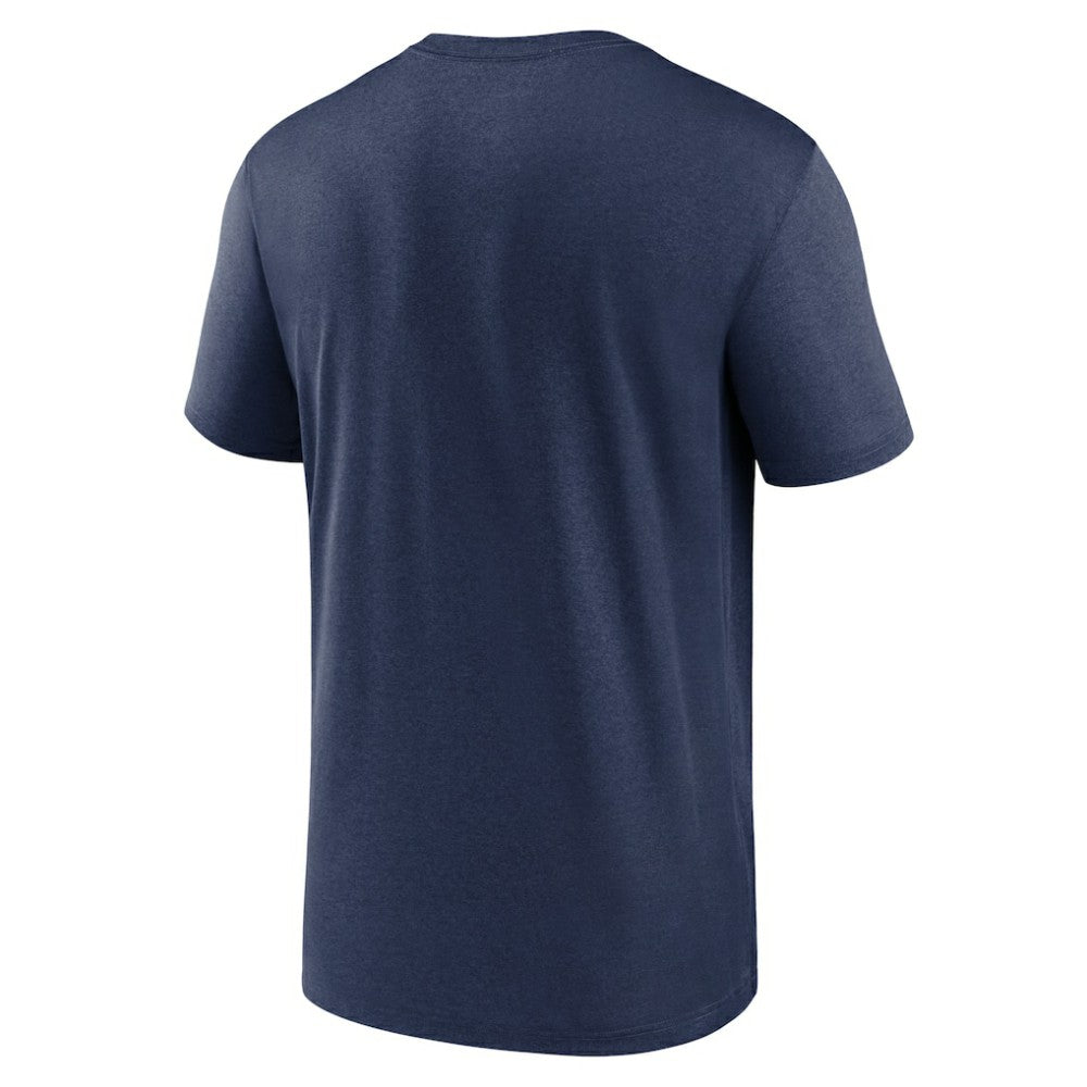 Washington Nationals Wordmark Legend Performance Big & Tall T-Shirt Navy