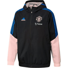 Manchester United Training All-Weather Raglan Full-Zip Hoodie Jacket - Black cheap
