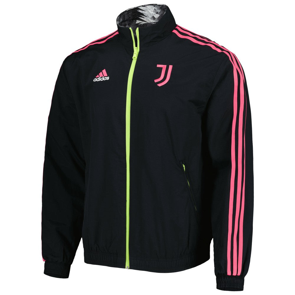 Juventus 2022/23 On-Field Team Logo Anthem Reversible Full-Zip Jacket - Black on sale