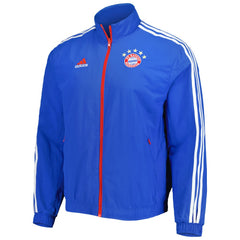 Bayern Munich 2022/23 On-Field Team Logo Anthem Reversible Full-Zip Jacket - Blue for sale