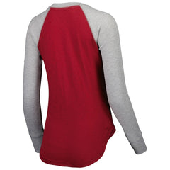 Washington Commanders Touch Women's Waffle Raglan Lightweight Long Sleeve T-Shirt - Burgundy for sale