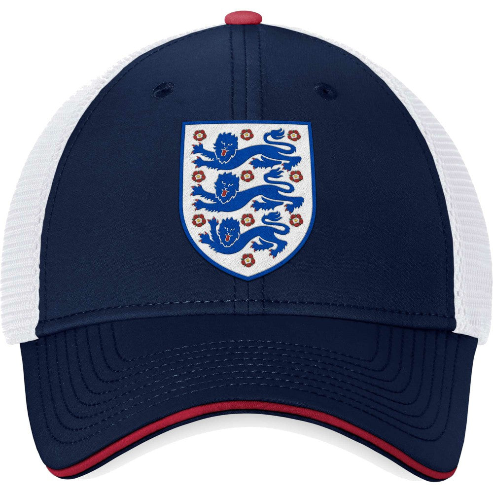 England National Team Trucker Snapback Hat - Navy/White shop