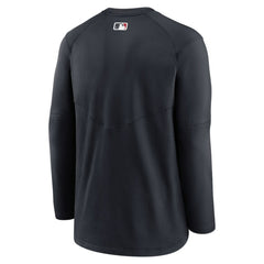 Cleveland Guardians Authentic Collection Logo Performance Long Sleeve T-Shirt Navy