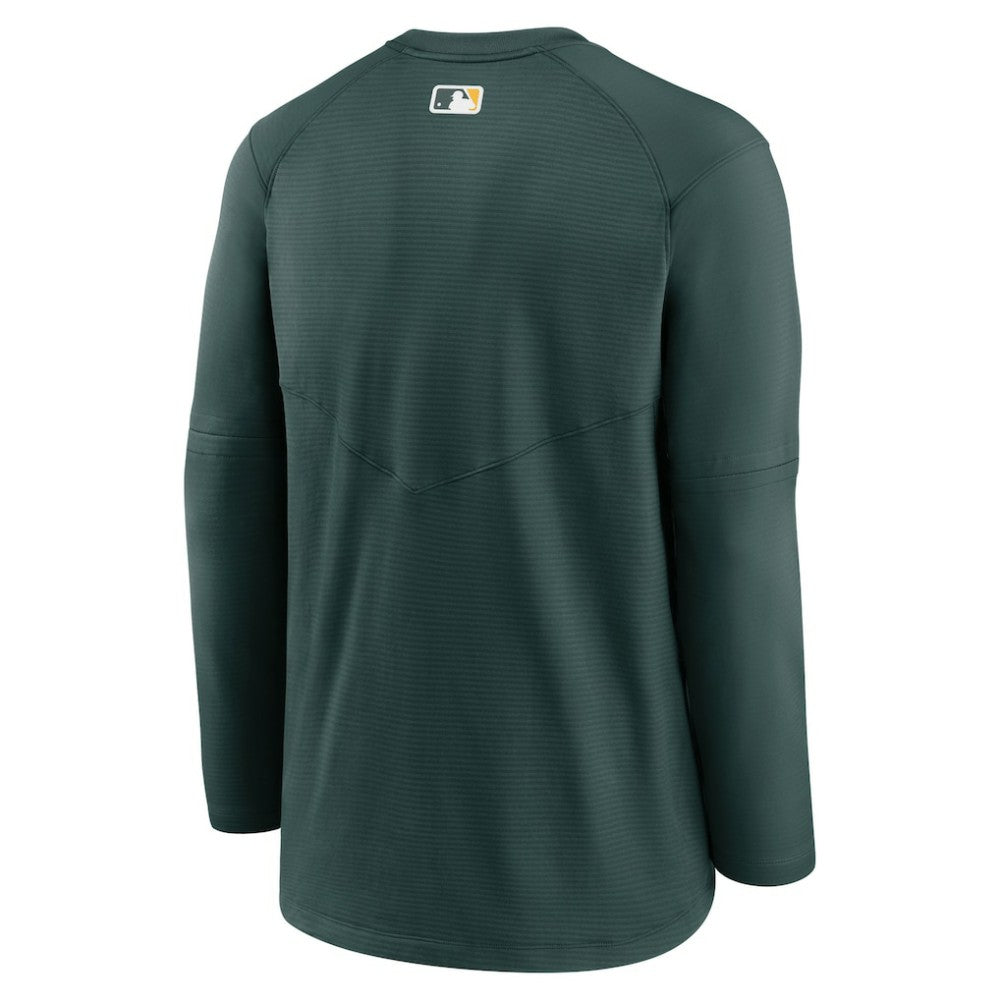 Athletics Authentic Collection Logo Performance Long Sleeve T-Shirt Green