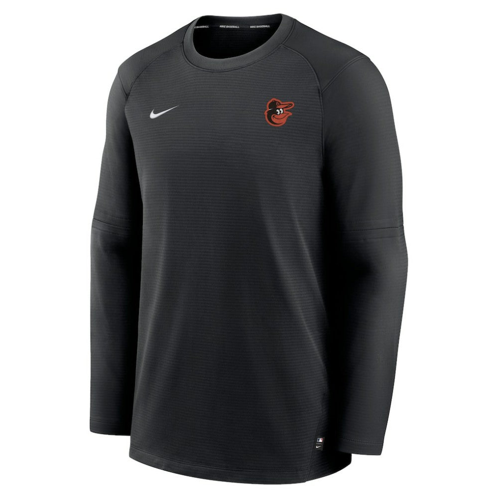 Baltimore Orioles Authentic Collection Logo Performance Long Sleeve T-Shirt Black
