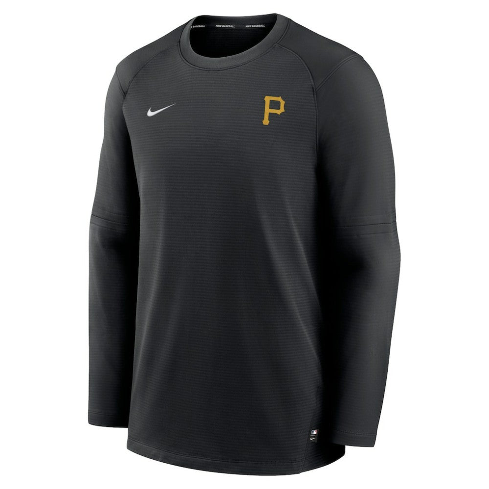 Pittsburgh Pirates Authentic Collection Logo Performance Long Sleeve T-Shirt Black