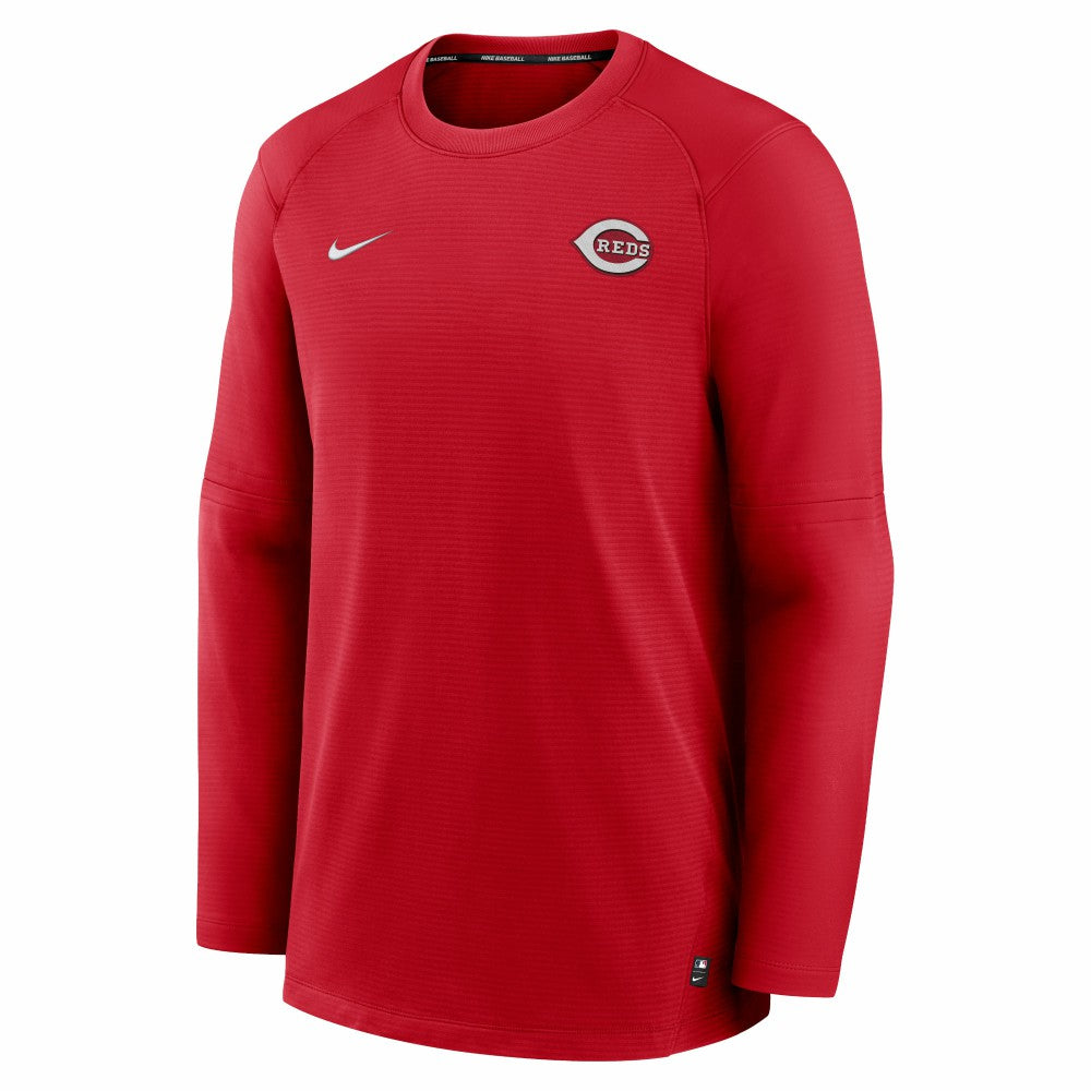 Cincinnati Reds Authentic Collection Logo Performance Long Sleeve T-Shirt Red