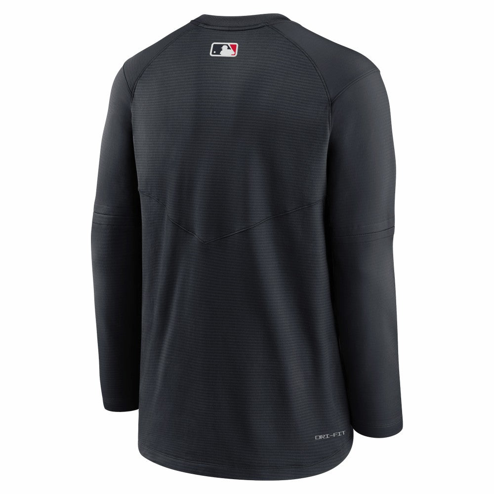 Minnesota Twins Authentic Collection Logo Performance Long Sleeve T-Shirt Navy