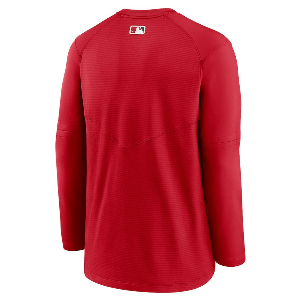 Washington Nationals Authentic Collection Logo Performance Long Sleeve T-Shirt Red