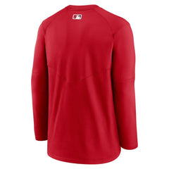 Washington Nationals Authentic Collection Logo Performance Long Sleeve T-Shirt Red