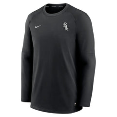 Chicago White Sox Authentic Collection Logo Performance Long Sleeve T-Shirt Black