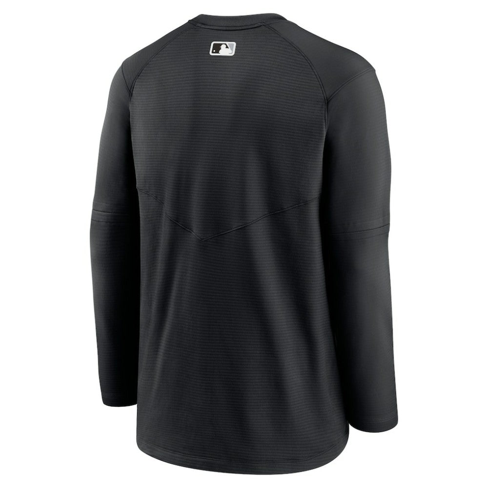 Chicago White Sox Authentic Collection Logo Performance Long Sleeve T-Shirt Black