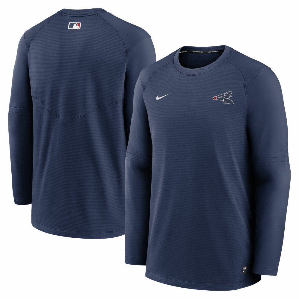 Chicago White Sox Authentic Collection Logo Performance Long Sleeve T-Shirt Navy