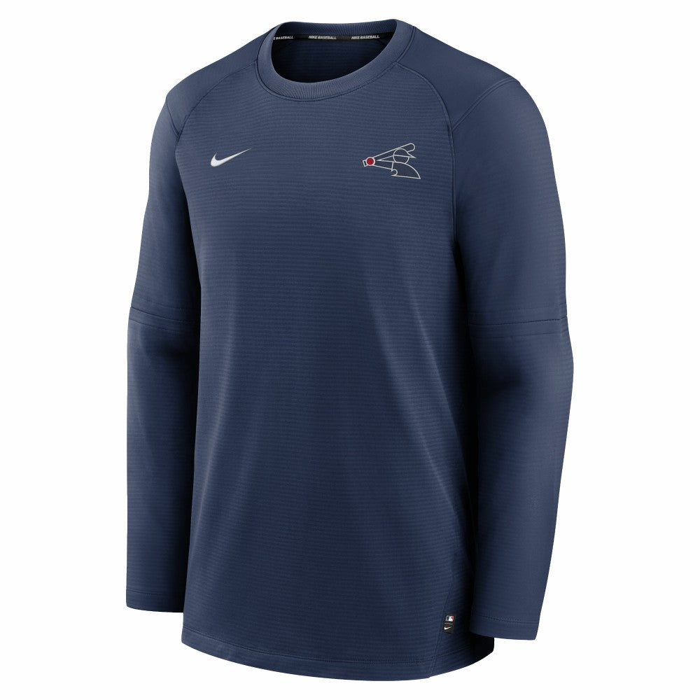 Chicago White Sox Authentic Collection Logo Performance Long Sleeve T-Shirt Navy