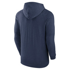 Houston Astros Authentic Collection Lightweight Dri-FIT Hooded Pullover Heather Navy