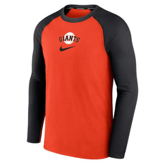 San Francisco Giants Authentic Collection Game Raglan Performance Long Sleeve T-Shirt Orange