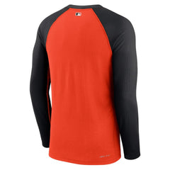 San Francisco Giants Authentic Collection Game Raglan Performance Long Sleeve T-Shirt Orange