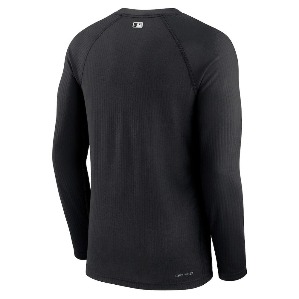Chicago White Sox Authentic Collection Game Raglan Performance Long Sleeve T-Shirt Black