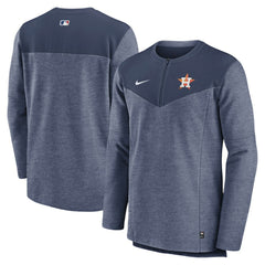 Houston Astros Authentic Collection Game Time Performance Half-Zip Top Navy