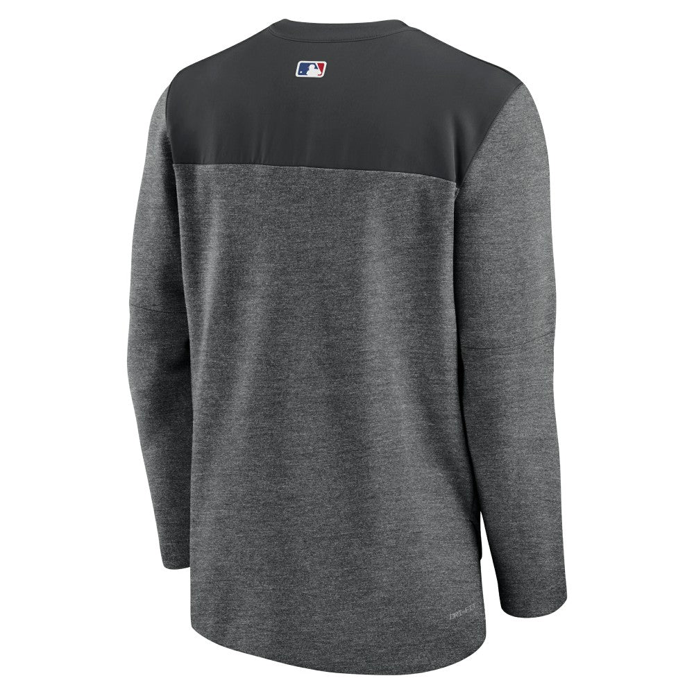 Miami Marlins Authentic Collection Game Time Performance Half-Zip Top Black