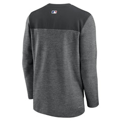 Miami Marlins Authentic Collection Game Time Performance Half-Zip Top Black