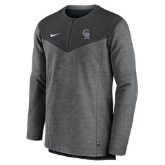 Colorado Rockies Authentic Collection Game Time Performance Half-Zip Top Black
